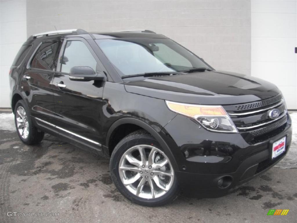Tuxedo Black Metallic 2011 Ford Explorer Limited 4WD Exterior Photo #45619148