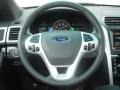 Charcoal Black 2011 Ford Explorer Limited 4WD Steering Wheel