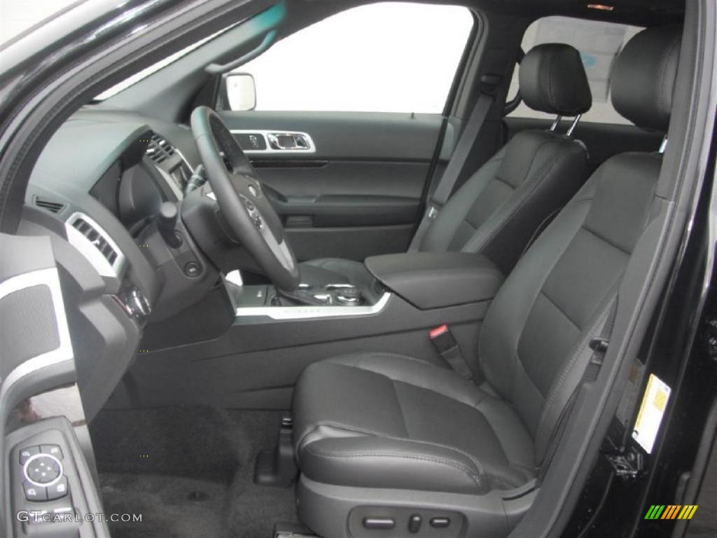 Charcoal Black Interior 2011 Ford Explorer Limited 4WD Photo #45619252