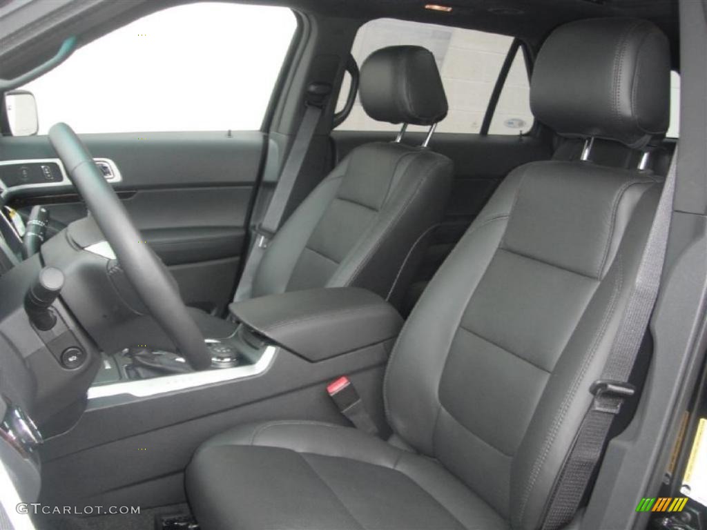 Charcoal Black Interior 2011 Ford Explorer Limited 4WD Photo #45619264