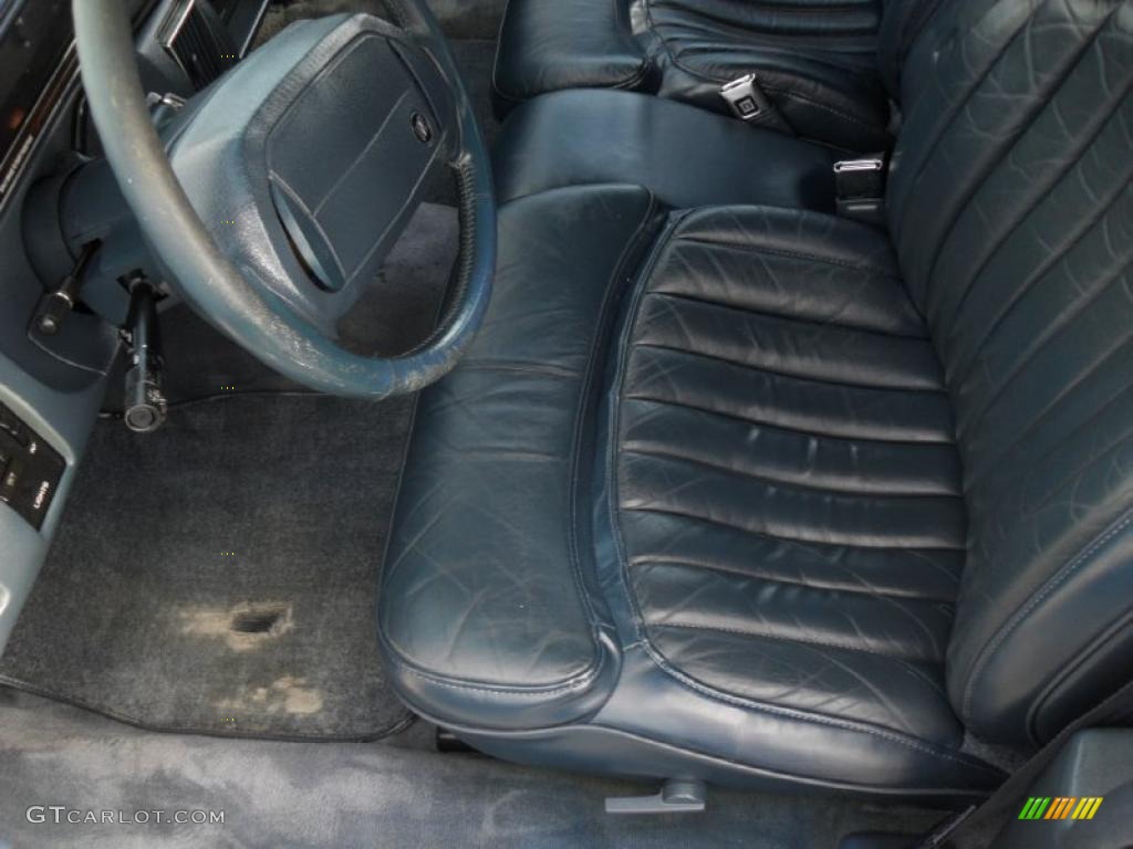 Blue Interior 1993 Buick Roadmaster Standard Roadmaster Model Photo #45619524