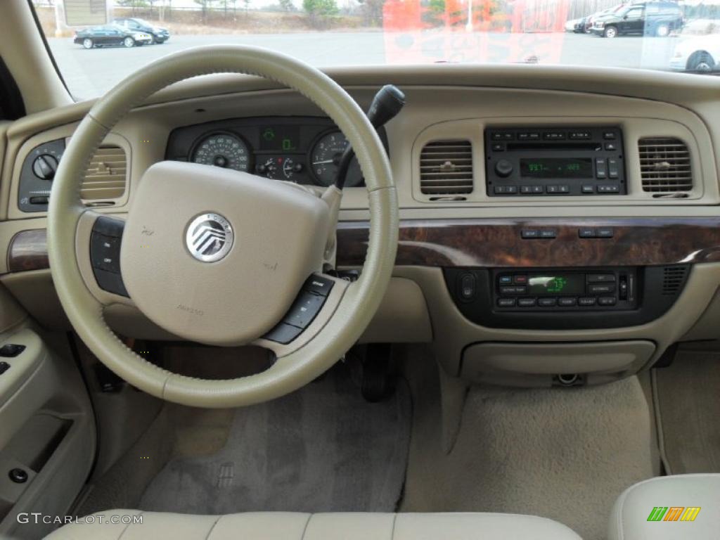 2006 Mercury Grand Marquis LS Medium Light Stone Dashboard Photo #45619660