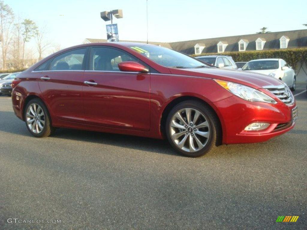 Venetian Red 2011 Hyundai Sonata SE Exterior Photo #45621072