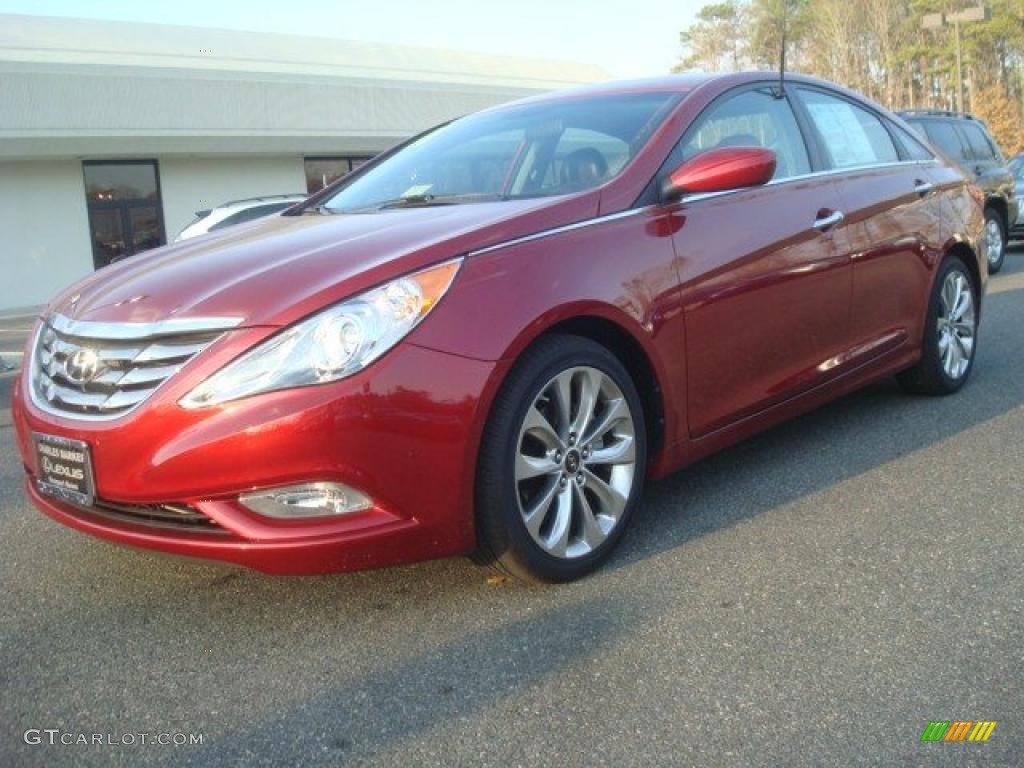 Venetian Red 2011 Hyundai Sonata SE Exterior Photo #45621108
