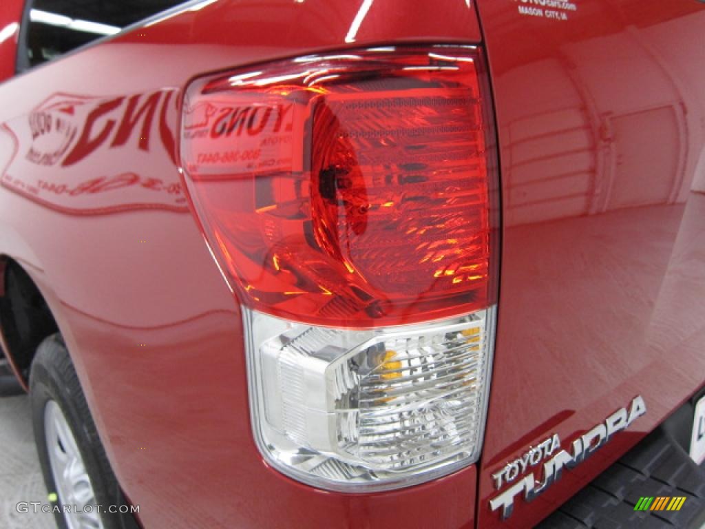 2011 Tundra CrewMax 4x4 - Radiant Red / Graphite Gray photo #2