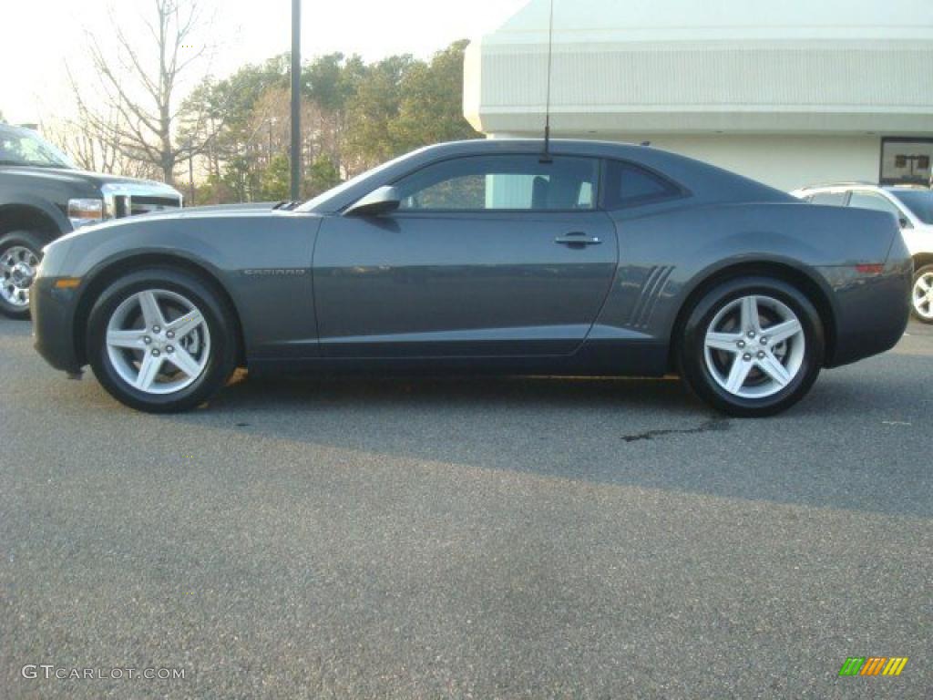 2010 Camaro LT Coupe - Cyber Gray Metallic / Black photo #6