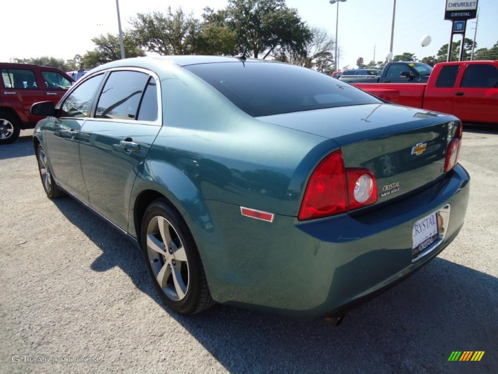 2009 Malibu LT Sedan - Silver Moss Metallic / Cocoa/Cashmere photo #3