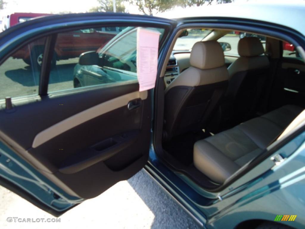 2009 Malibu LT Sedan - Silver Moss Metallic / Cocoa/Cashmere photo #7