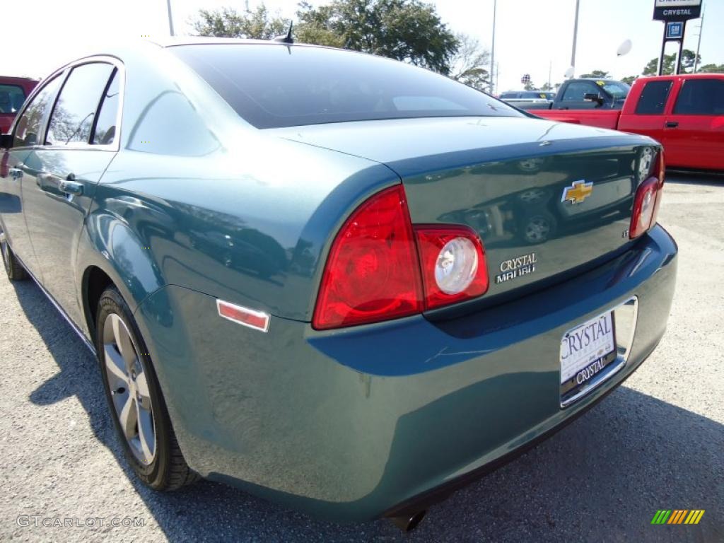 2009 Malibu LT Sedan - Silver Moss Metallic / Cocoa/Cashmere photo #10
