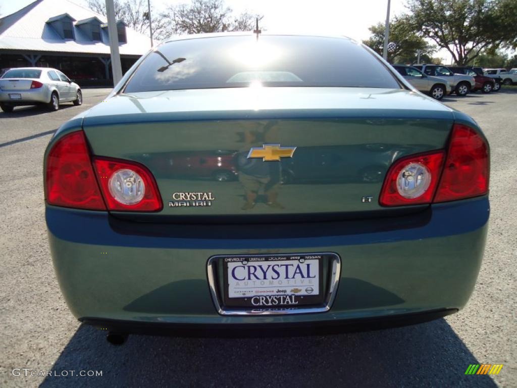 2009 Malibu LT Sedan - Silver Moss Metallic / Cocoa/Cashmere photo #11