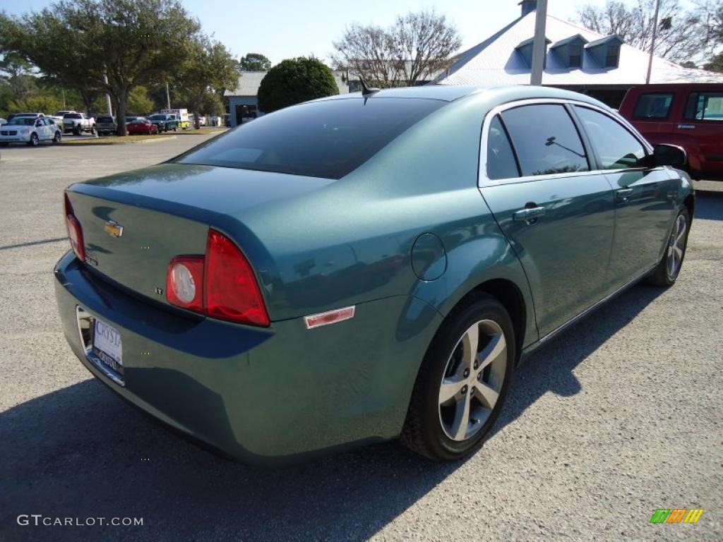 2009 Malibu LT Sedan - Silver Moss Metallic / Cocoa/Cashmere photo #12