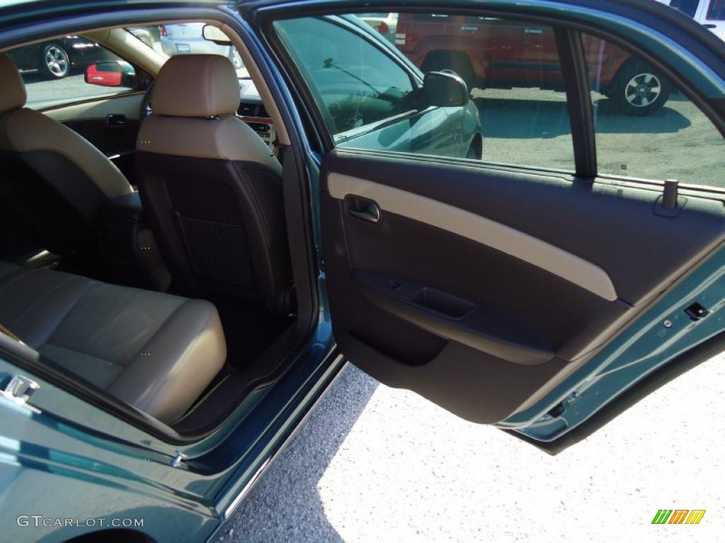 2009 Malibu LT Sedan - Silver Moss Metallic / Cocoa/Cashmere photo #15