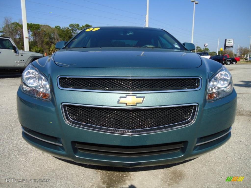 2009 Malibu LT Sedan - Silver Moss Metallic / Cocoa/Cashmere photo #21