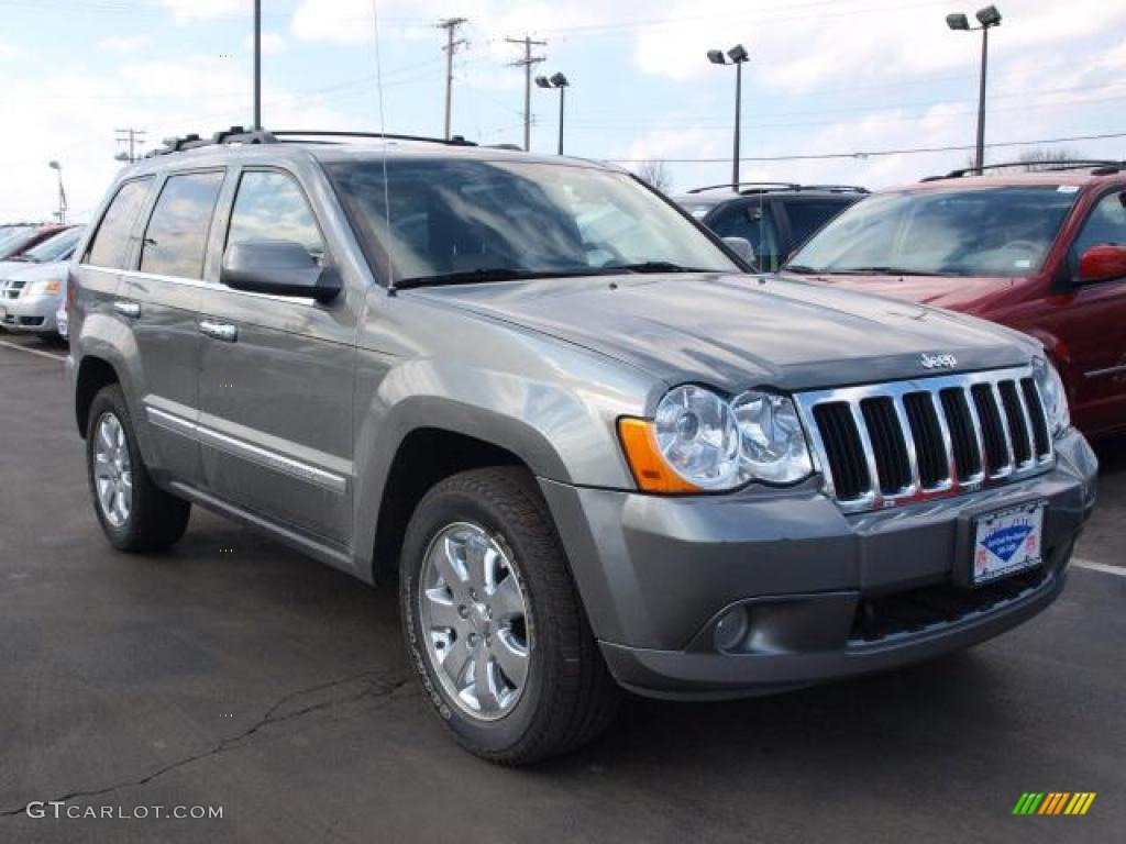 2008 Grand Cherokee Limited 4x4 - Mineral Gray Metallic / Dark Slate Gray/Light Graystone photo #2