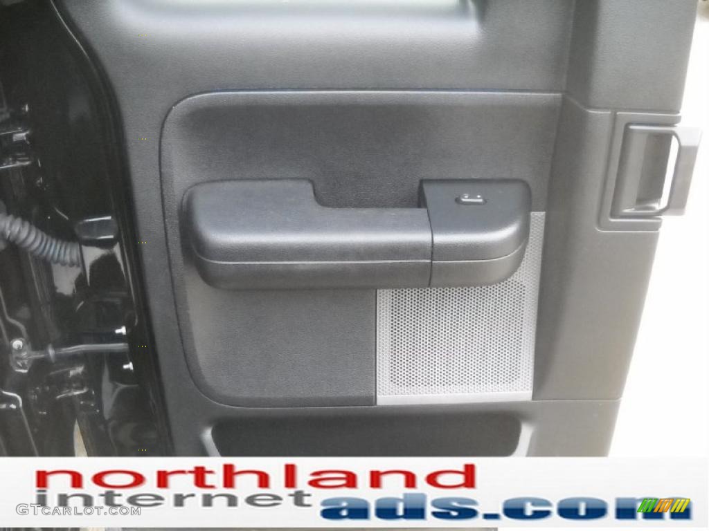 2006 F150 Lariat SuperCab 4x4 - Black / Black photo #13