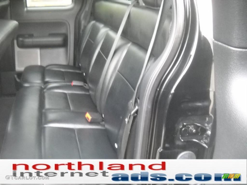 2006 F150 Lariat SuperCab 4x4 - Black / Black photo #15