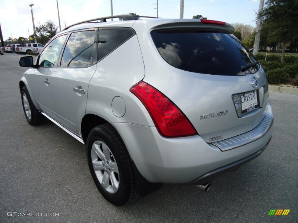 2007 Murano SL - Brilliant Silver Metallic / Cafe Latte photo #3