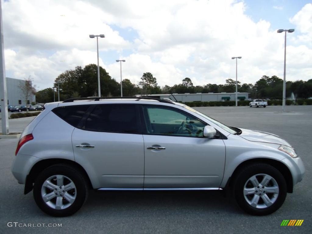 2007 Murano SL - Brilliant Silver Metallic / Cafe Latte photo #13