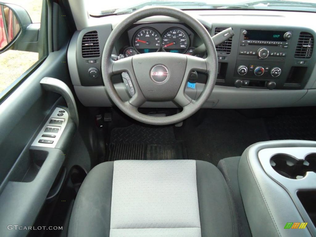 2009 GMC Sierra 1500 SL Crew Cab Dark Titanium Dashboard Photo #45629868