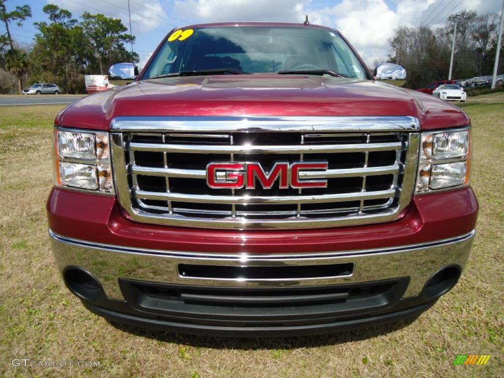 Sonoma Red Metallic 2009 GMC Sierra 1500 SL Crew Cab Exterior Photo #45629940