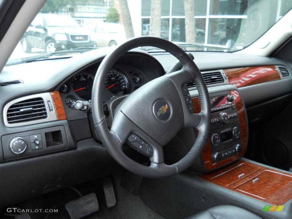 2008 Chevrolet Suburban 1500 LTZ Ebony Dashboard Photo #45630761