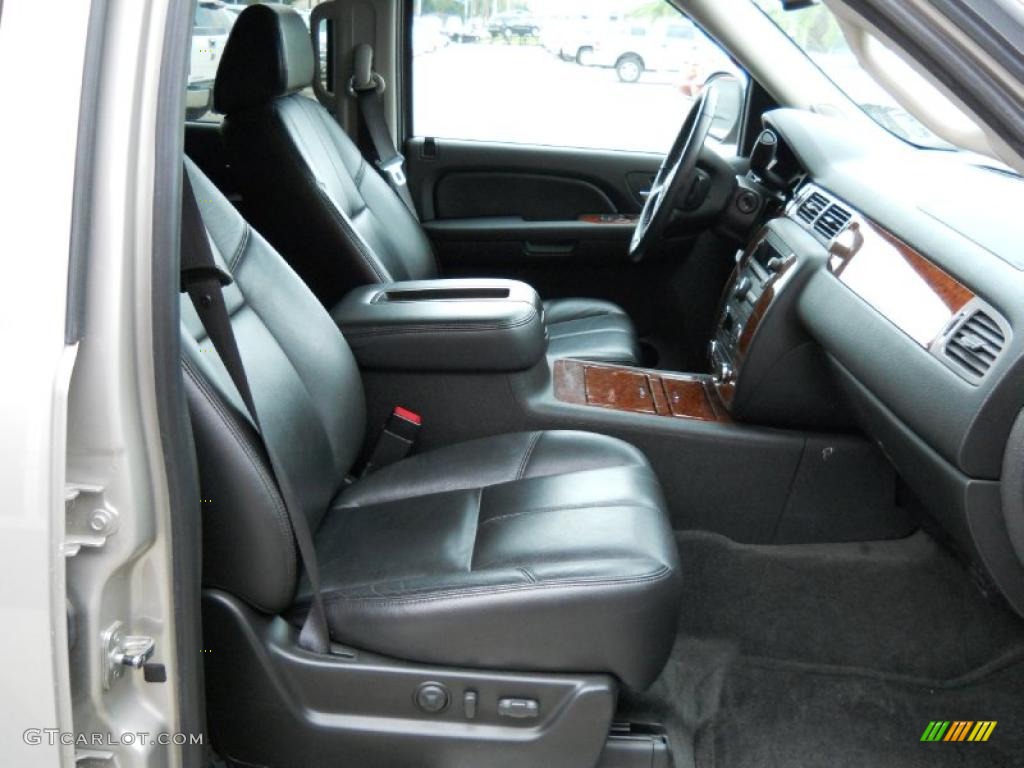 Ebony Interior 2008 Chevrolet Suburban 1500 LTZ Photo #45630837
