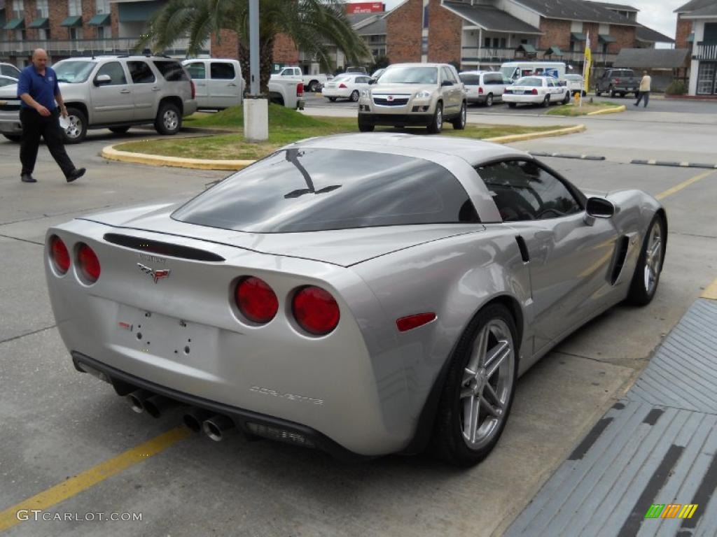 2008 Corvette Z06 - Machine Silver Metallic / Ebony photo #4