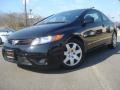 2008 Nighthawk Black Pearl Honda Civic LX Coupe  photo #1