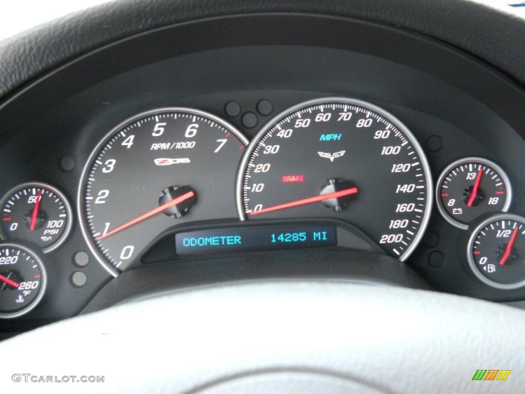 2008 Chevrolet Corvette Z06 Gauges Photo #45631188