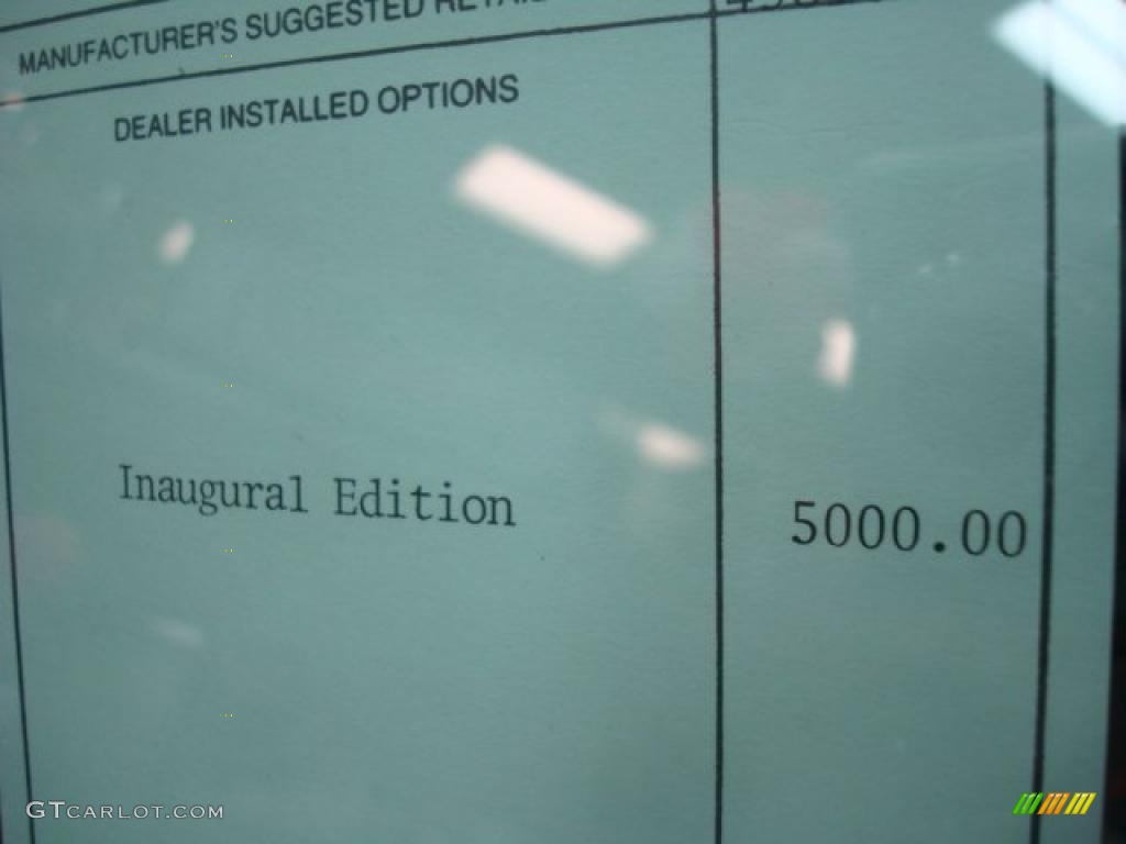 2011 Dodge Challenger SRT8 392 Inaugural Edition Window Sticker Photo #45631321
