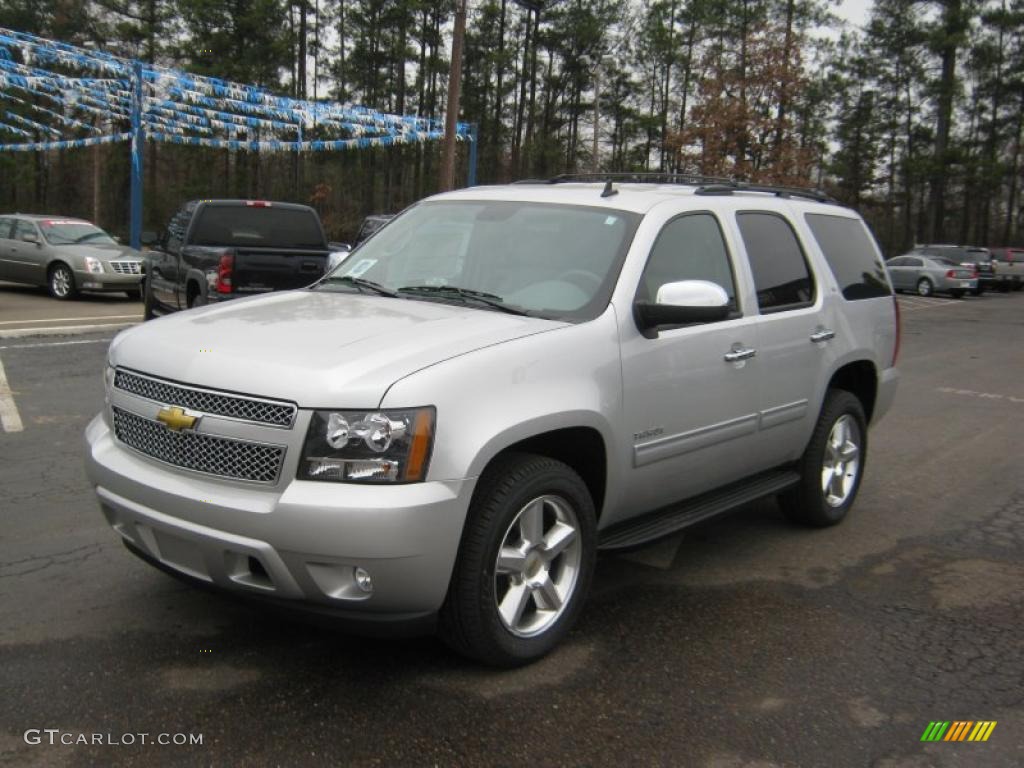 Sheer Silver Metallic 2011 Chevrolet Tahoe LT Exterior Photo #45632949