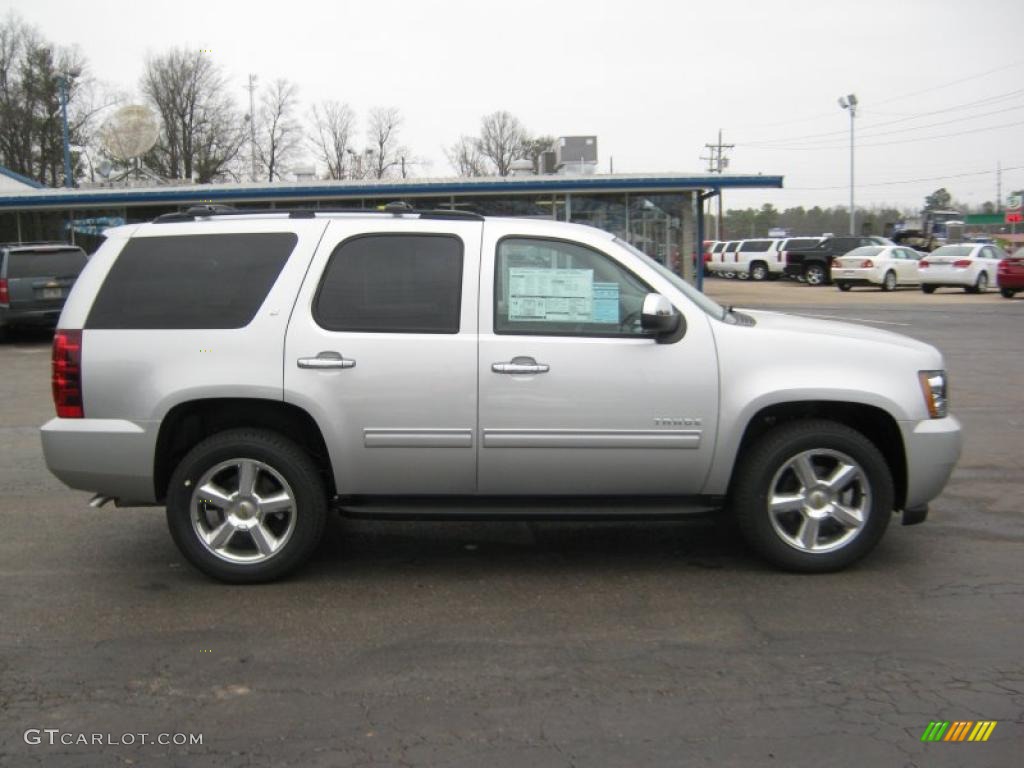 Sheer Silver Metallic 2011 Chevrolet Tahoe LT Exterior Photo #45632989