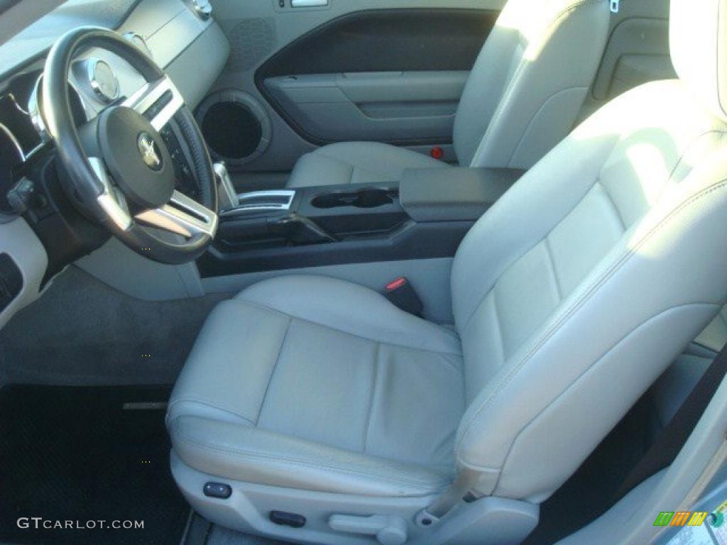 2007 Mustang V6 Premium Coupe - Windveil Blue Metallic / Light Graphite photo #7