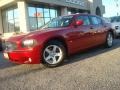 2010 Inferno Red Crystal Pearl Dodge Charger SXT  photo #2