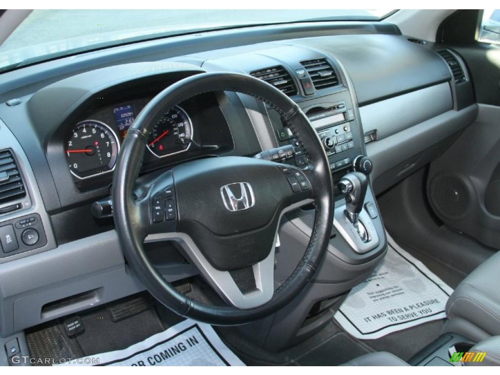 2010 Honda CR-V EX-L AWD Gray Dashboard Photo #45634129