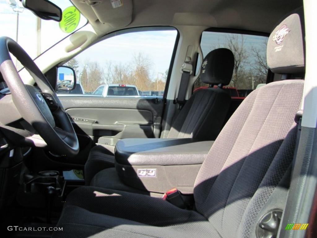 2005 Ram 1500 SLT Rumble Bee Quad Cab 4x4 - Deep Molten Red Pearl / Dark Slate Gray photo #12