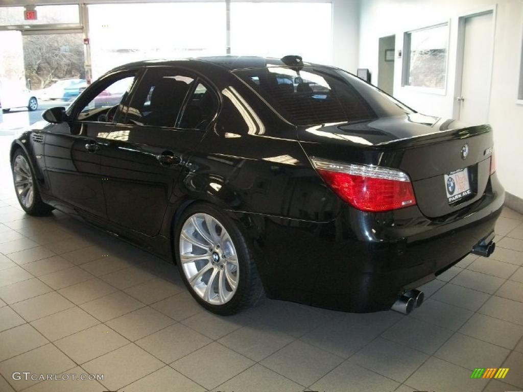 Black Sapphire Metallic 2008 BMW M5 Sedan Exterior Photo #45636225