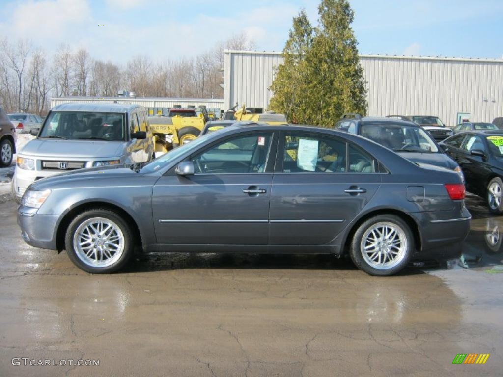 Slate Blue 2010 Hyundai Sonata SE Exterior Photo #45637042
