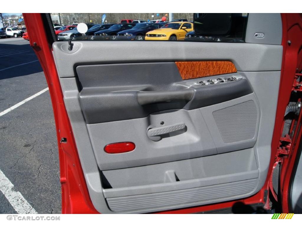 2007 Dodge Ram 2500 Laramie Mega Cab 4x4 Medium Slate Gray Door Panel Photo #45637142