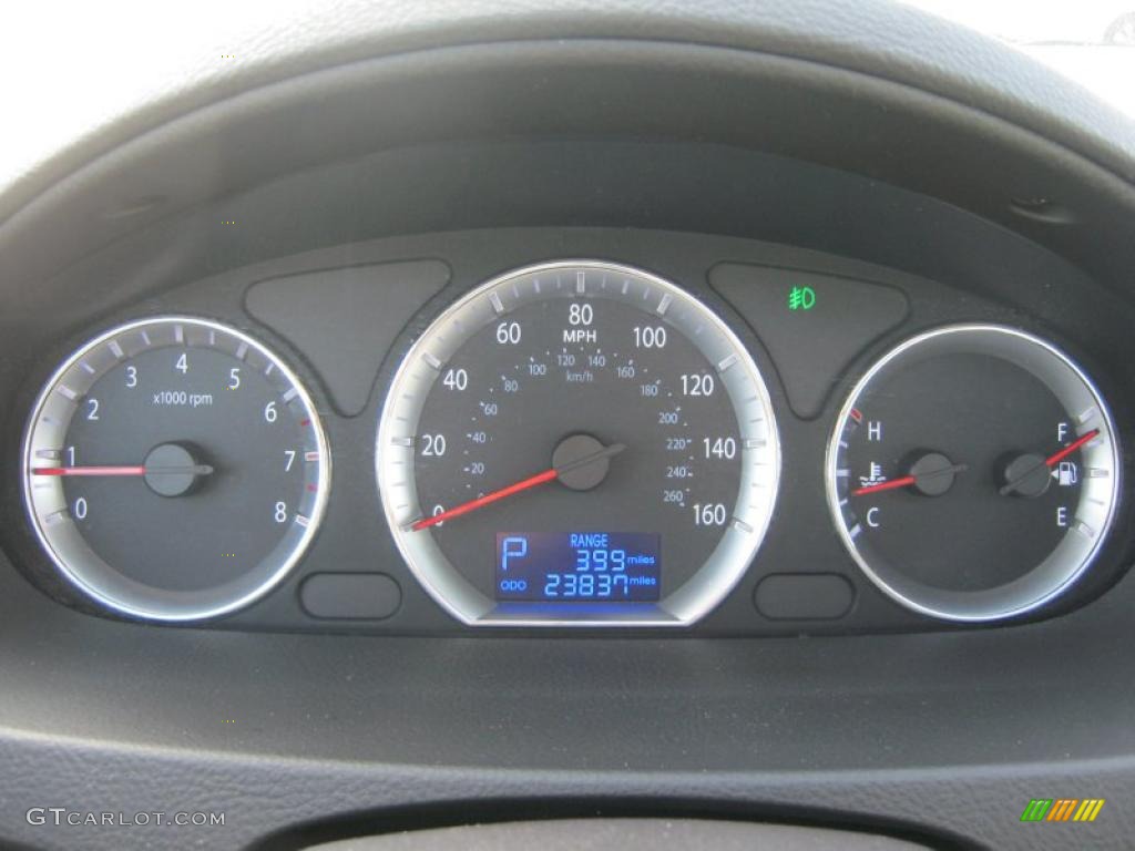 2010 Hyundai Sonata SE Gauges Photo #45637202