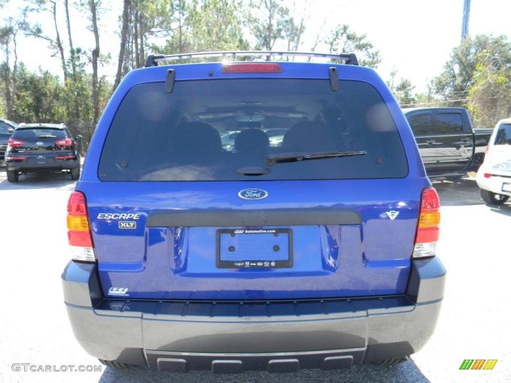 2006 Escape XLT V6 - Sonic Blue Metallic / Medium/Dark Flint photo #4