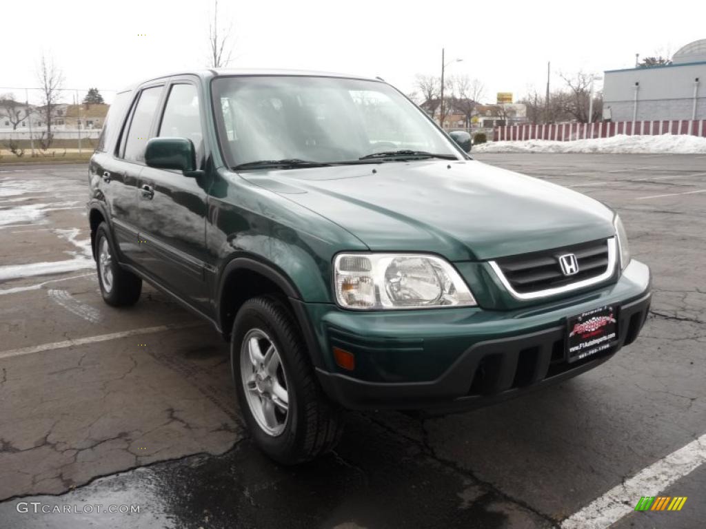 2001 CR-V Special Edition 4WD - Clover Green Pearl / Dark Gray photo #2