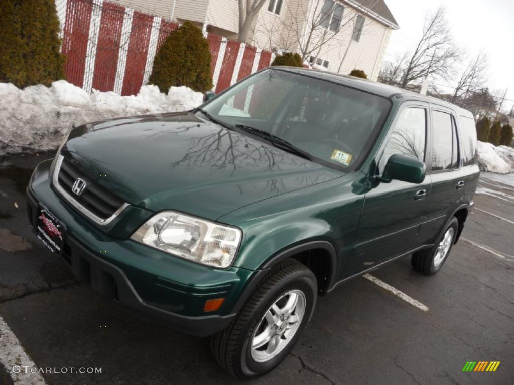 2001 CR-V Special Edition 4WD - Clover Green Pearl / Dark Gray photo #17