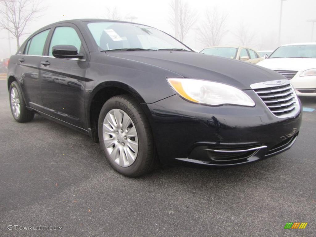 Blackberry Pearl 2011 Chrysler 200 LX Exterior Photo #45639674