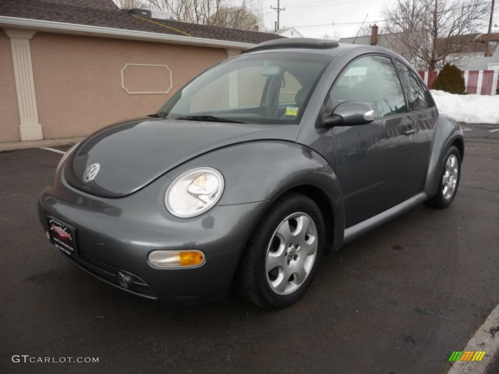Platinum Grey Metallic 2003 Volkswagen New Beetle GLS Coupe Exterior Photo #45639850