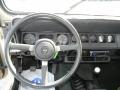 1992 Jeep Wrangler Green/Beige Interior Steering Wheel Photo