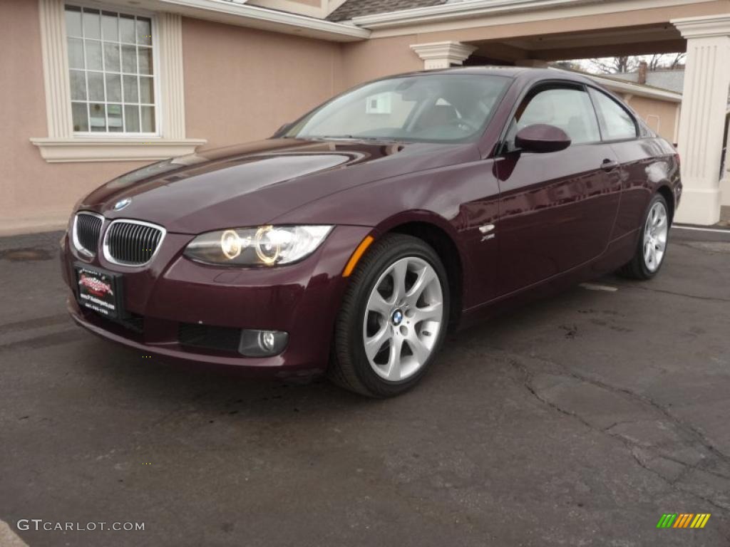 2009 3 Series 328xi Coupe - Barbara Red Metallic / Saddle Brown Dakota Leather photo #1