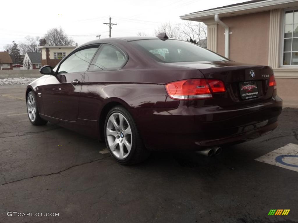 2009 3 Series 328xi Coupe - Barbara Red Metallic / Saddle Brown Dakota Leather photo #4