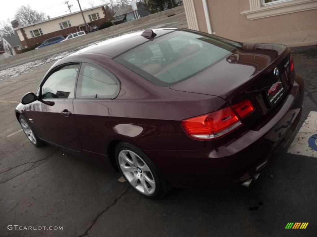 2009 3 Series 328xi Coupe - Barbara Red Metallic / Saddle Brown Dakota Leather photo #26