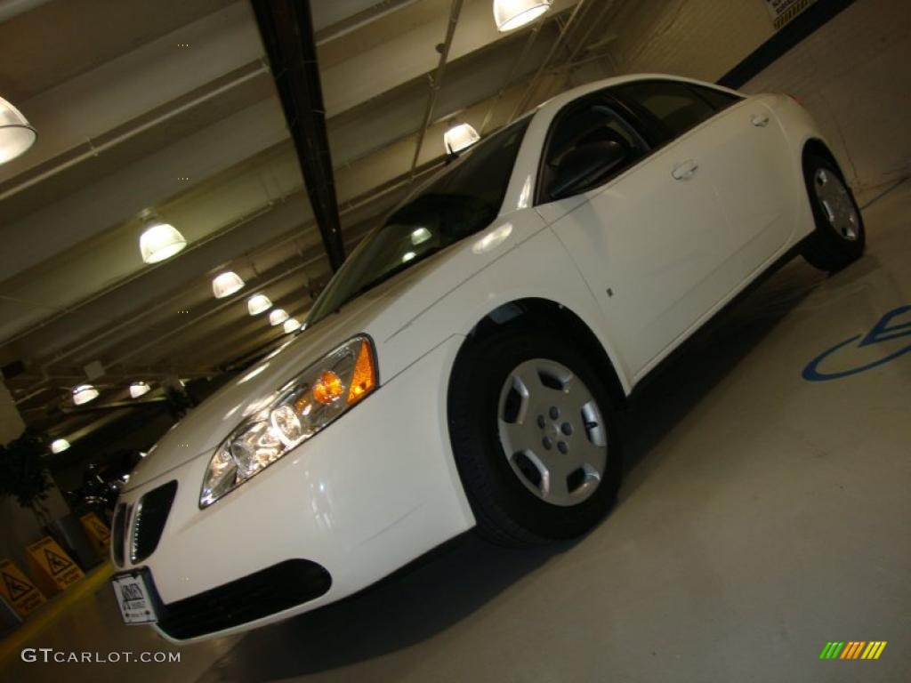 2008 G6 Value Leader Sedan - Ivory White / Ebony Black photo #1